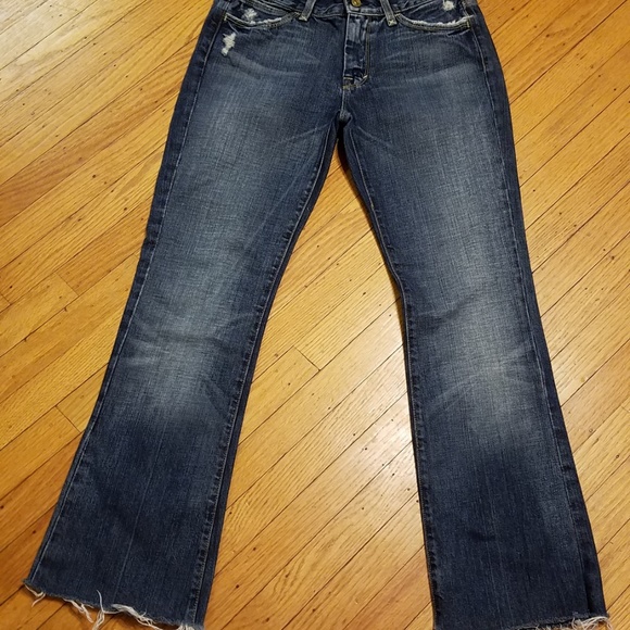 7 for all Mankind Men's DISTRESSED BOOTCUT Jeans - Picture 2 of 5
